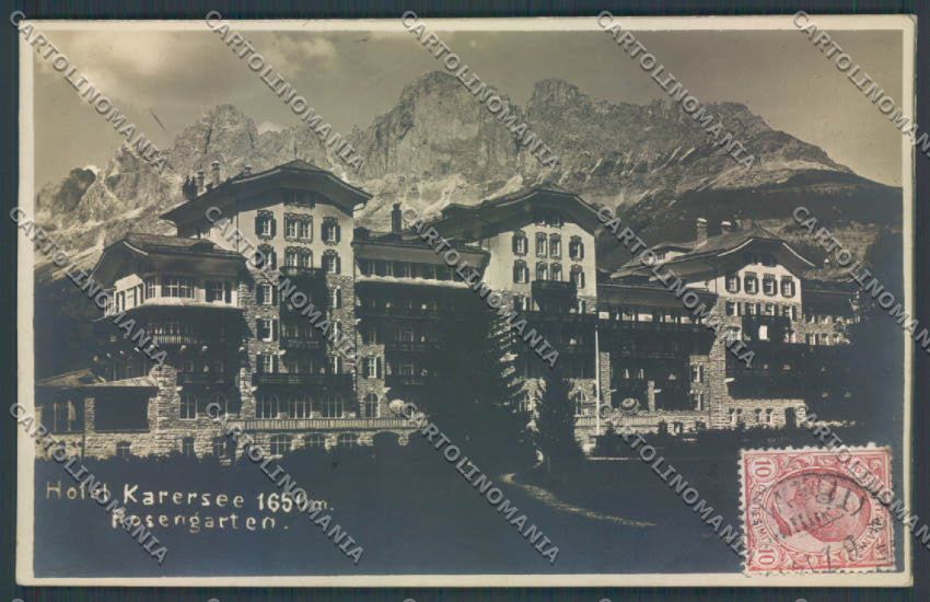 Bolzano Nova Levante Carezza Foto cartolina ZB0220 – fronte
