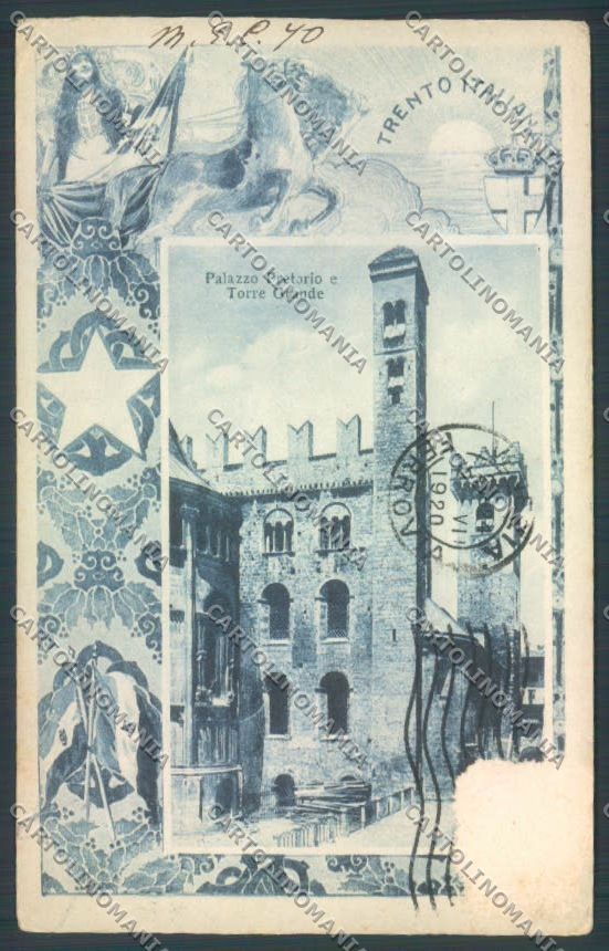 Trento Città cartolina ZB0255 – fronte