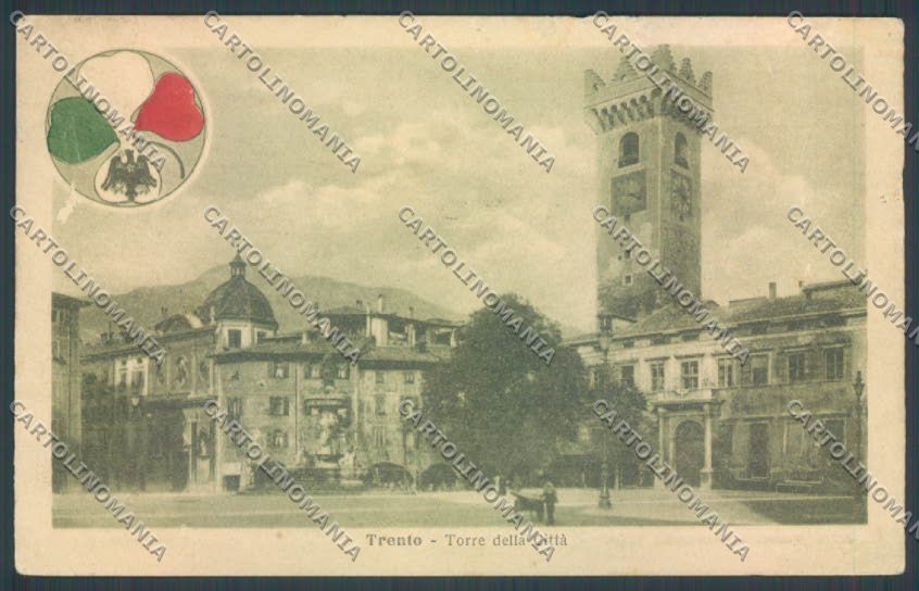 Trento Città ABRASA cartolina ZB0262 – fronte