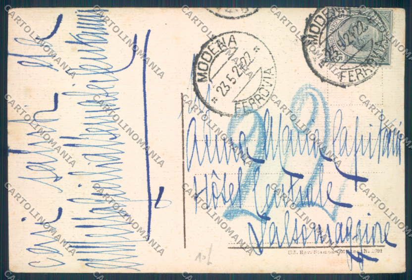 Trento Città cartolina ZB0270 – retro