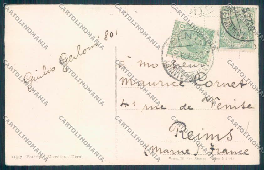 Trento Città cartolina ZB0272 – retro