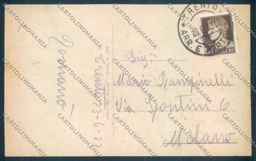 Trento Città cartolina ZB0279 – retro