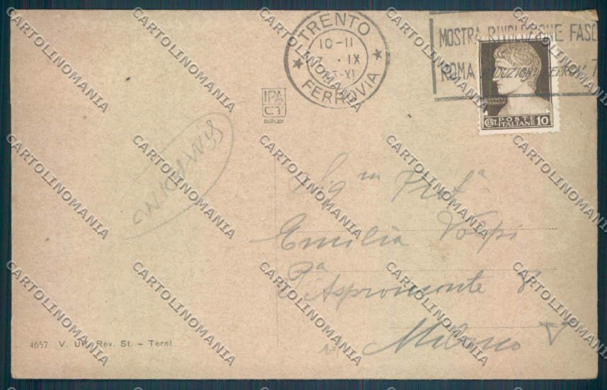 Trento Città STRAPPINO cartolina ZB0285 – retro