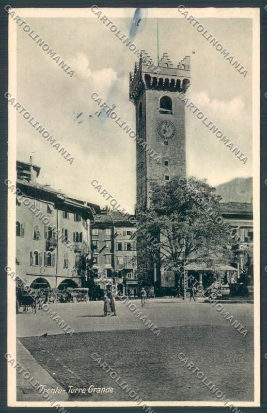 Trento Città MACCHIA cartolina ZB0296 – fronte