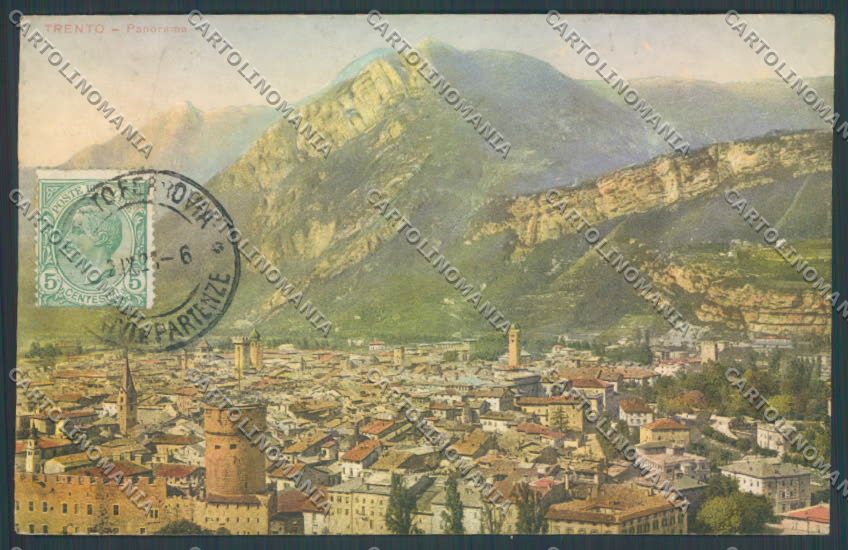 Trento Città cartolina ZB0306 – fronte