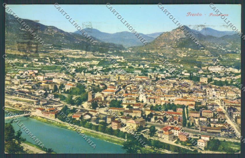 Trento Città cartolina ZB0308 – fronte
