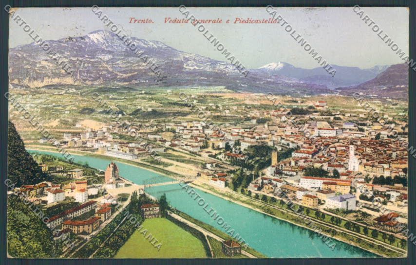 Trento Città cartolina ZB0311 – fronte