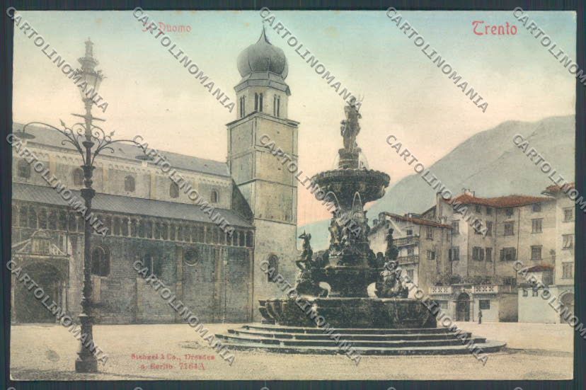 Trento Città cartolina ZB0329 – fronte