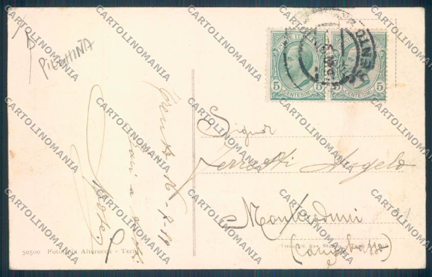 Trento Città Dante cartolina ZB0336 – retro