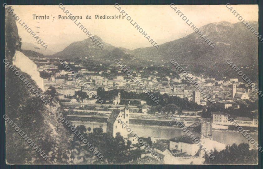 Trento Città cartolina ZB0364 – fronte