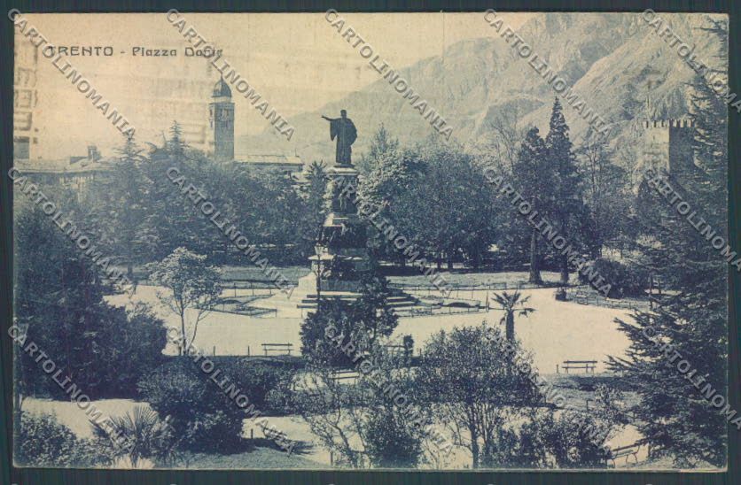 Trento Città Dante cartolina ZB0374 – fronte