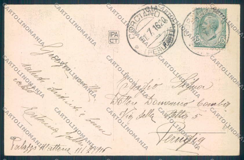 Trento Città Dante cartolina ZB0396 – retro