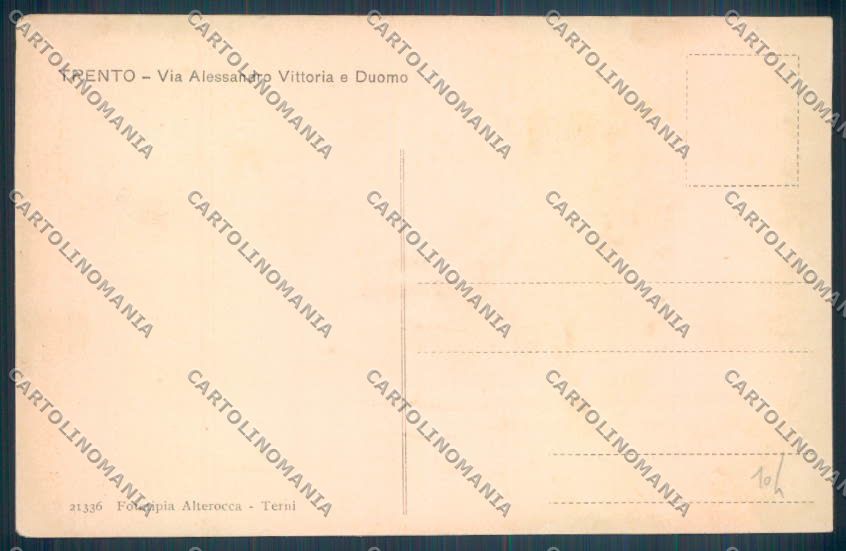 Trento Città cartolina ZB0410 – retro