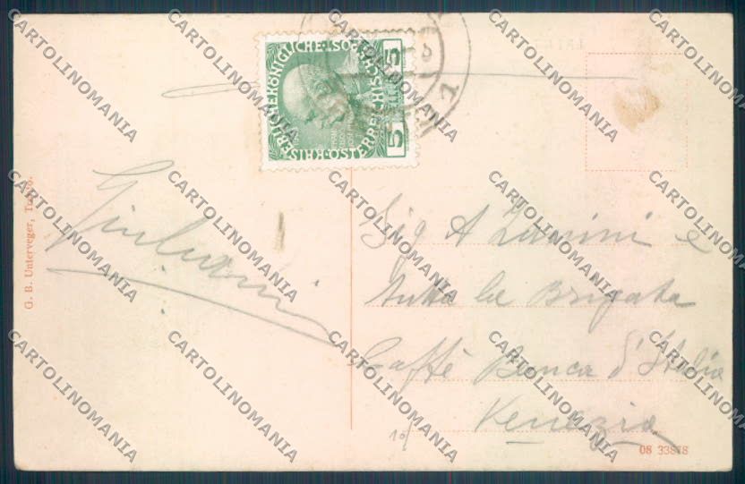 Trento Città cartolina ZB0421 – retro