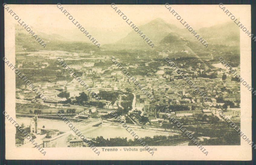 Trento Città cartolina ZB0425 – fronte