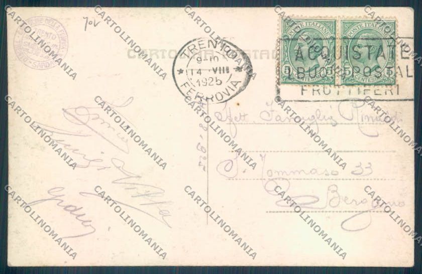 Trento Città Funivia Foto cartolina ZB0446 – retro