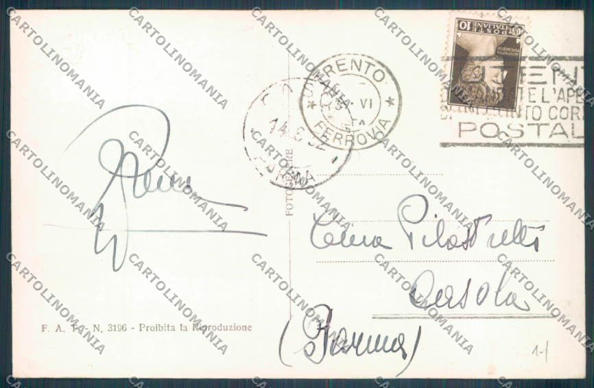Trento Città Foto cartolina ZB0448 – retro