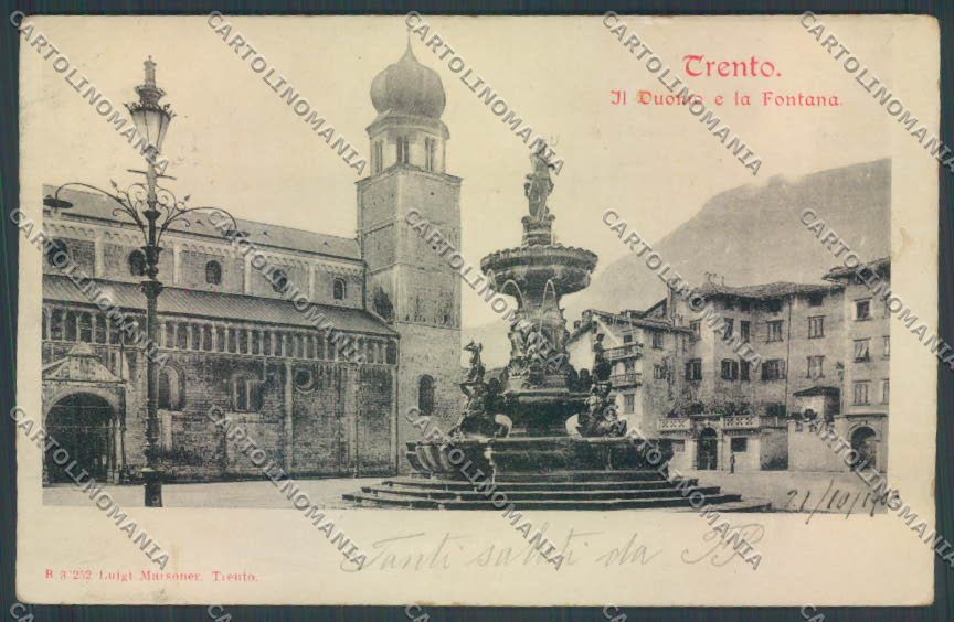 Trento Città cartolina ZB0451 – fronte