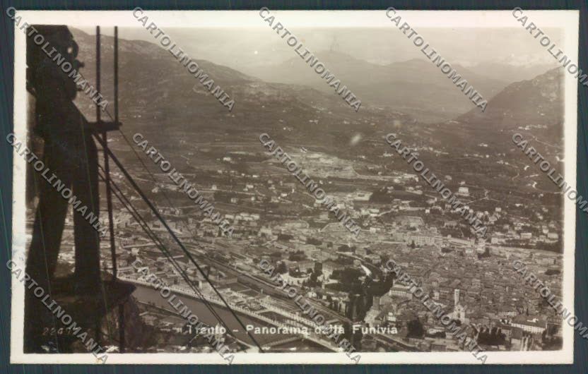 Trento Città Funivia Foto cartolina ZB0452 – fronte