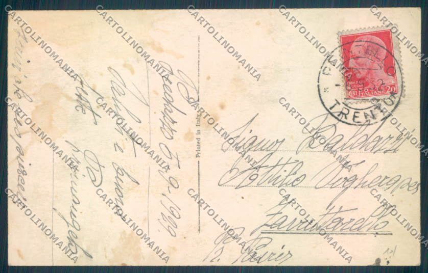 Trento Città Dante Foto cartolina ZB0453 – retro