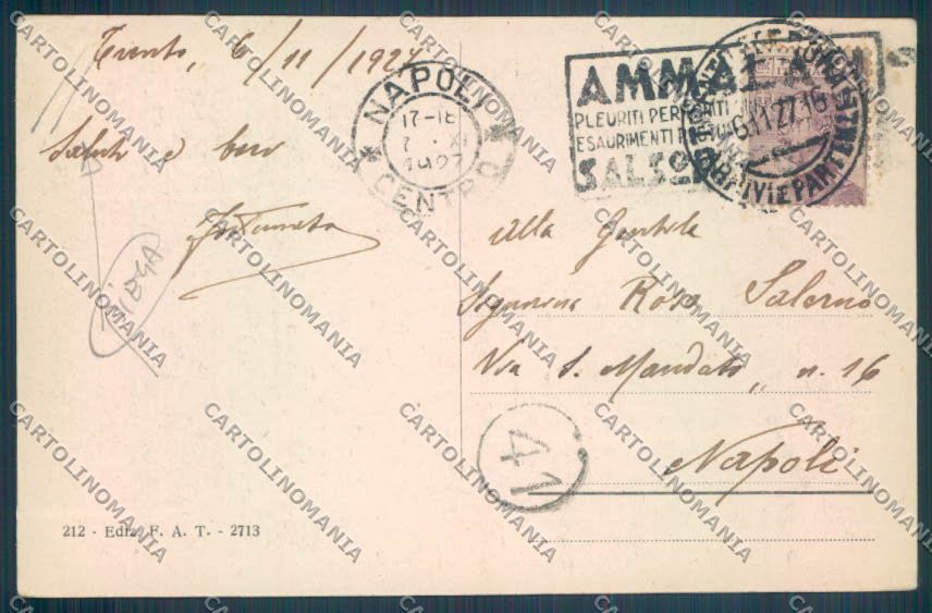 Trento Città PIEGA cartolina ZB0463 – retro