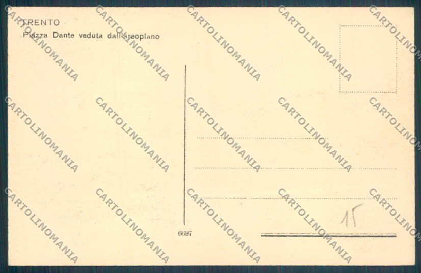 Trento Città cartolina ZB0471 – retro