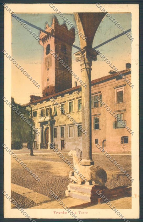Trento Città SCOLLATA cartolina ZB0486 – fronte