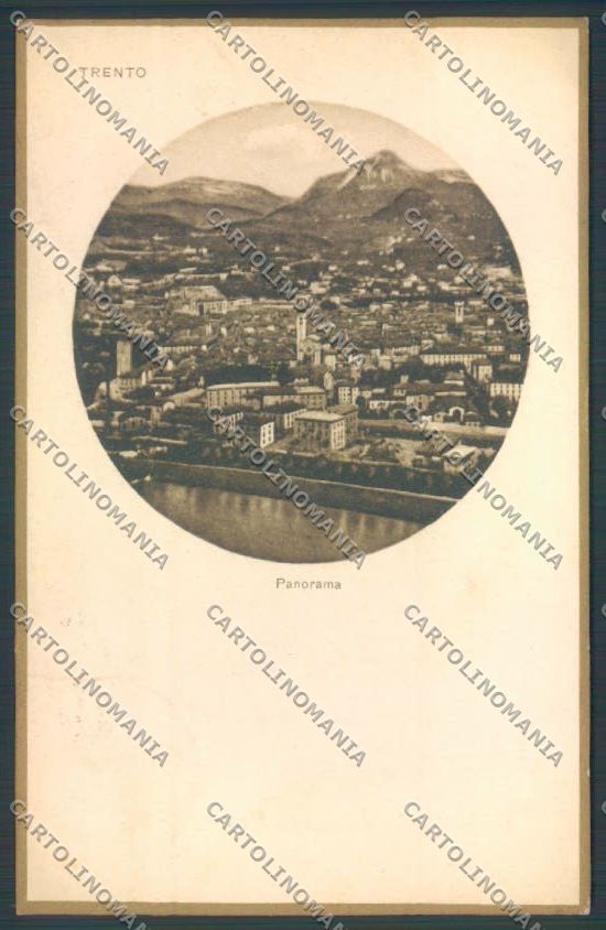 Trento Città PIEGATA cartolina ZB0487 – fronte