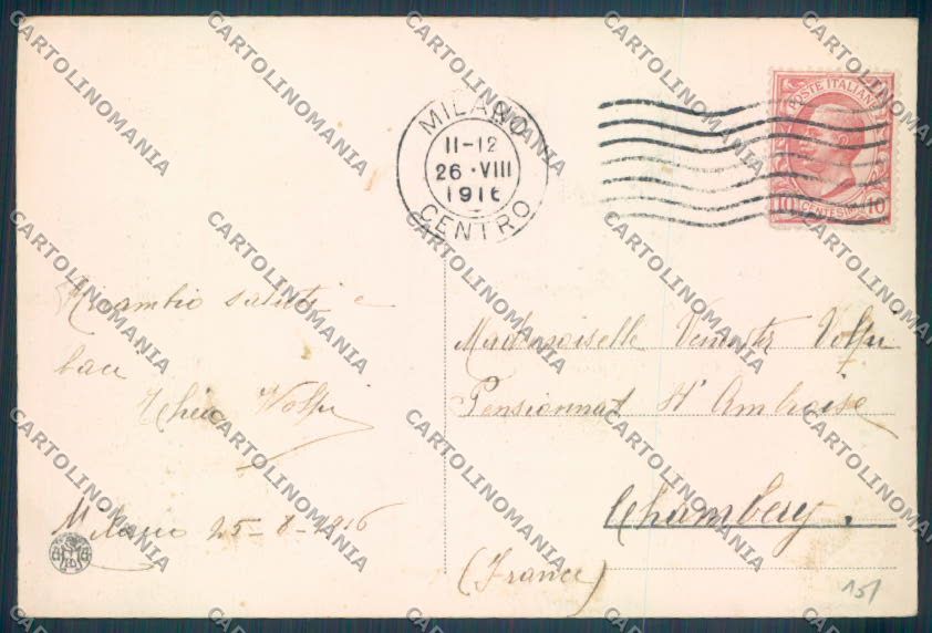 Trento Città cartolina ZB0496 – retro