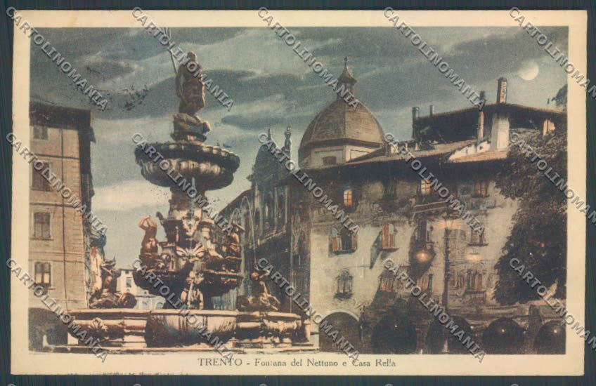 Trento Città Chiaro di Luna cartolina ZB0505 – fronte