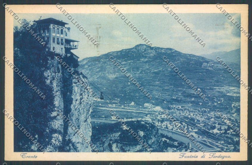 Trento Città Funivia cartolina ZB0509 – fronte