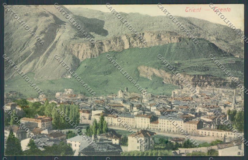 Trento Città cartolina ZB0521 – fronte