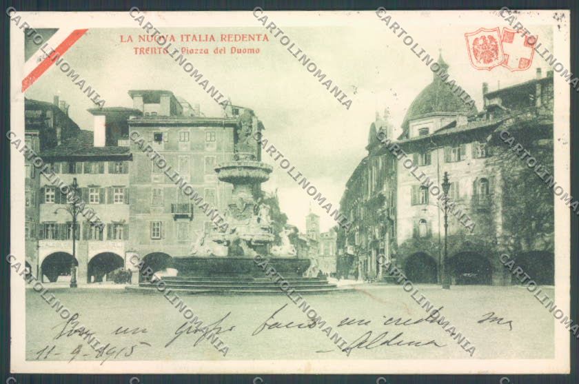 Trento Città cartolina ZB0524 – fronte