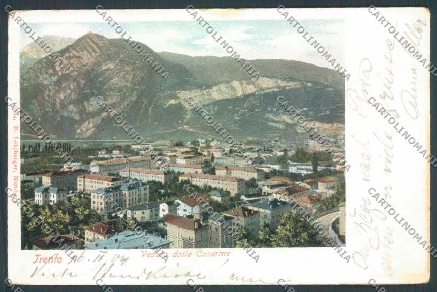 Trento Città cartolina ZB0527 – fronte