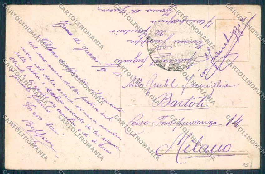 Trento Città cartolina ZB0536 – retro