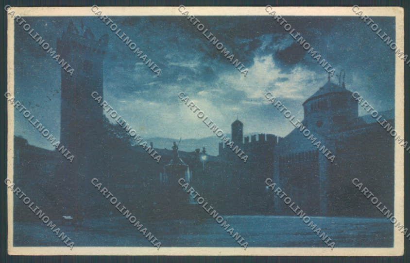 Trento Città Chiaro di Luna cartolina ZB0540 – fronte