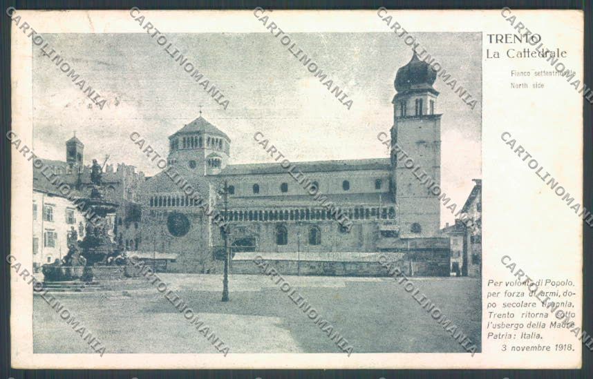 Trento Città cartolina ZB0554 – fronte