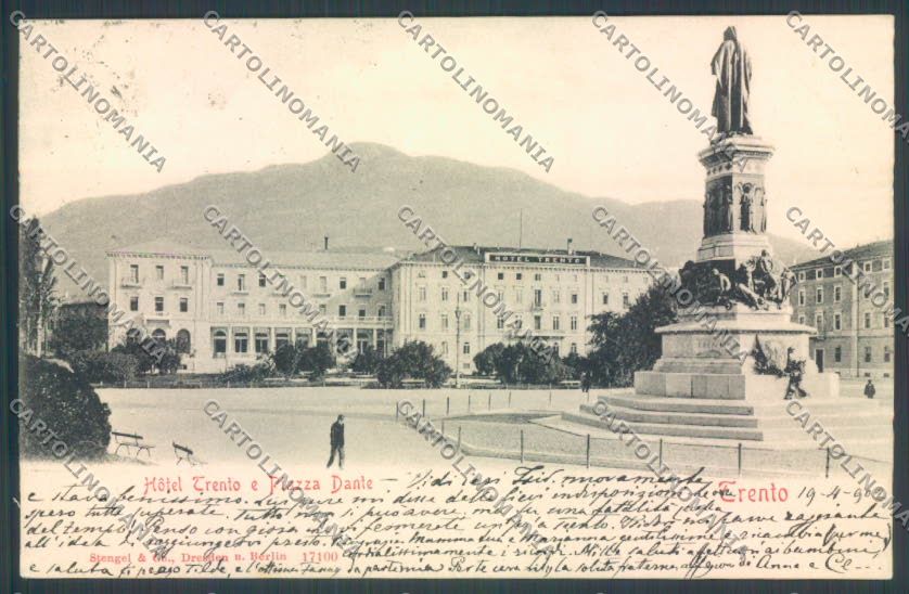 Trento Città cartolina ZB0555 – fronte