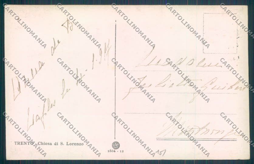 Trento Città Foto cartolina ZB0559 – retro