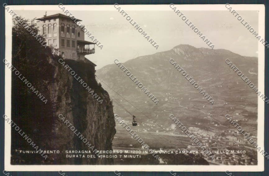 Trento Città Funivia Foto cartolina ZB0562 – fronte
