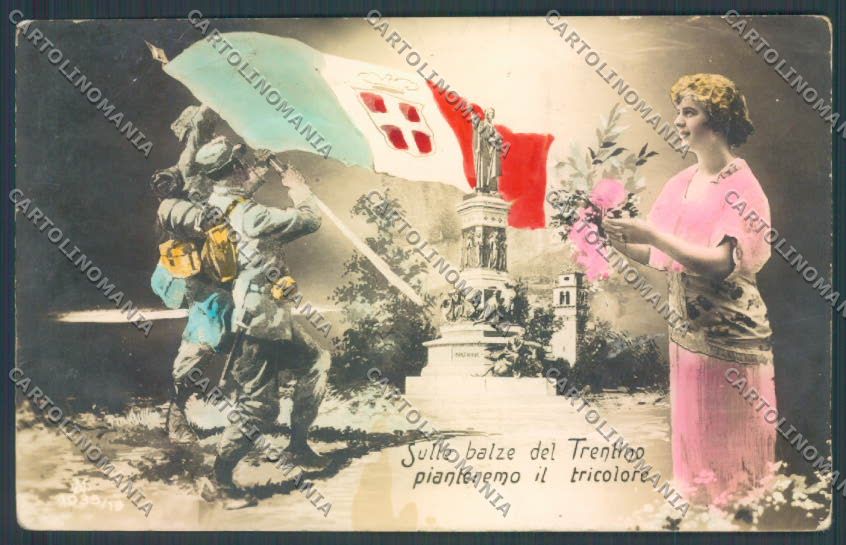 Trento Città PIEGA Foto cartolina ZB0563 – fronte