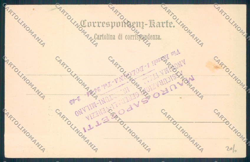 Trento Città cartolina ZB0566 – retro
