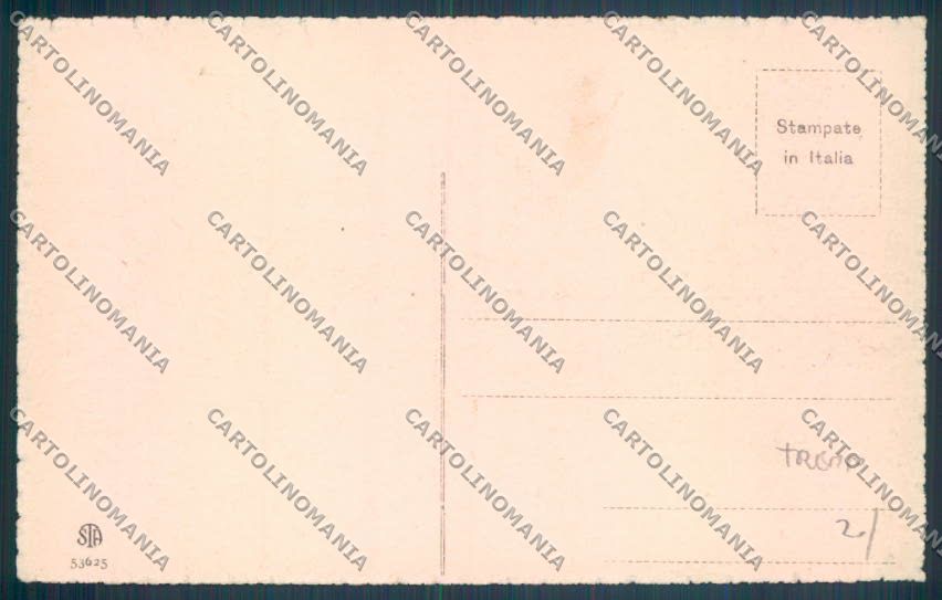 Trento Città Chiaro di Luna cartolina ZB0581 – retro
