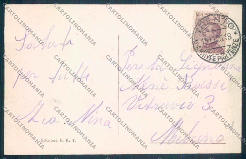Trento Città cartolina ZB0589 – retro