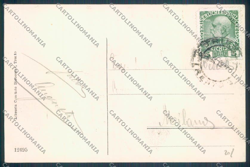 Trento Città cartolina ZB0592 – retro
