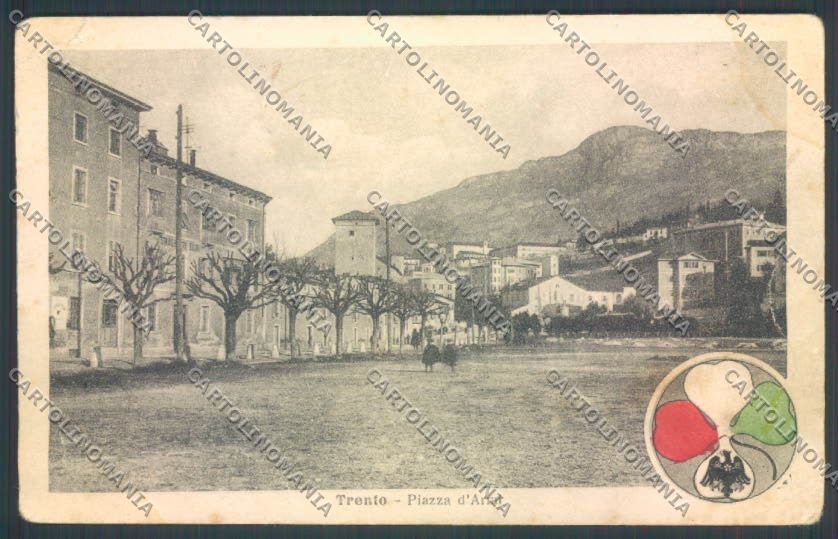 Trento Città PIEGHINA MACCHIE cartolina ZB0600 – fronte