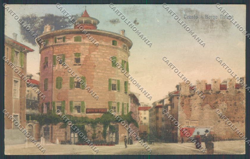 Trento Città MACCHIA cartolina ZB0608 – fronte