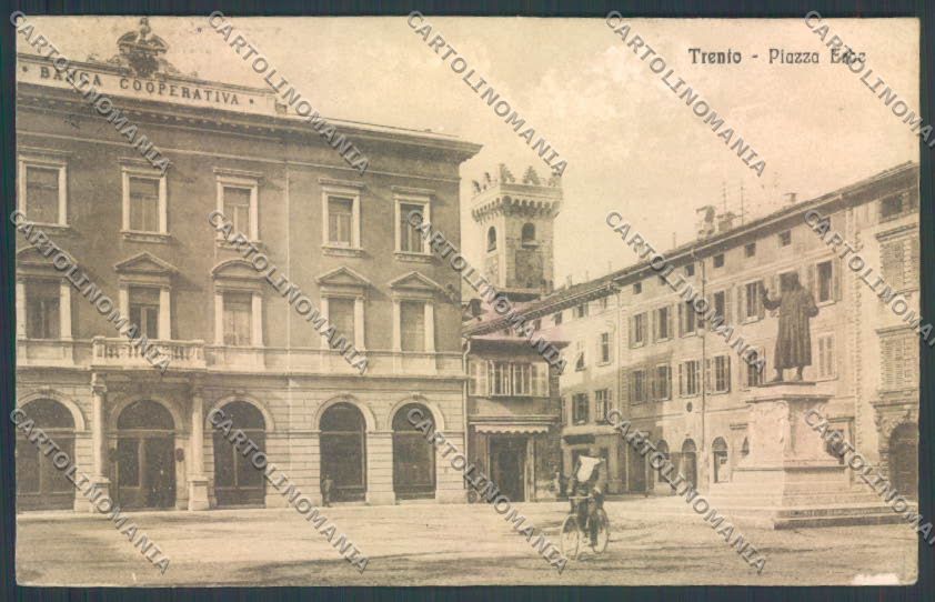 Trento Città Banca Cooperativa SCOLLATA cartolina ZB0623 – fronte