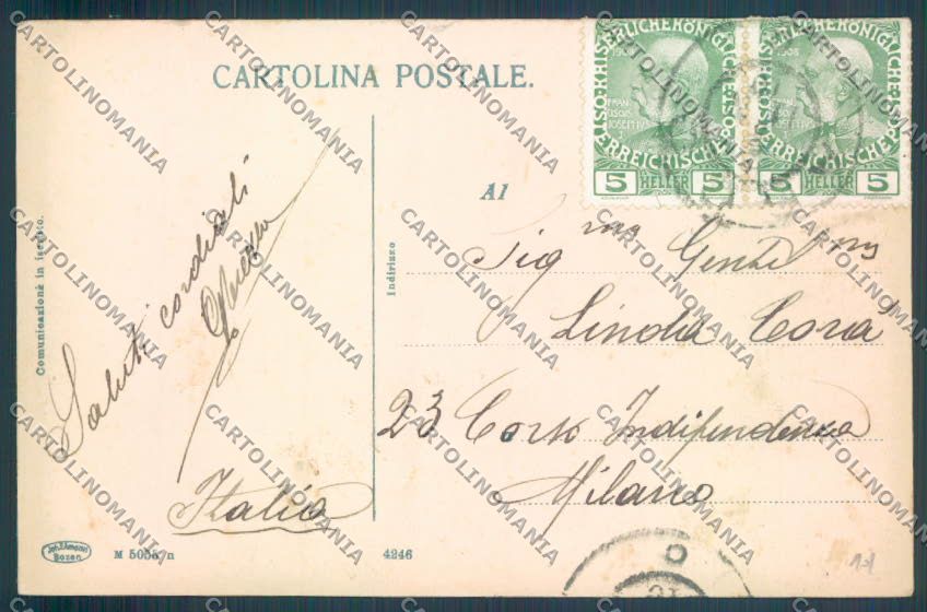 Trento Arco cartolina ZB0641 – retro