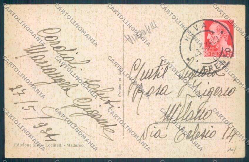 Trento Arco MACCHIA cartolina ZB0646 – retro